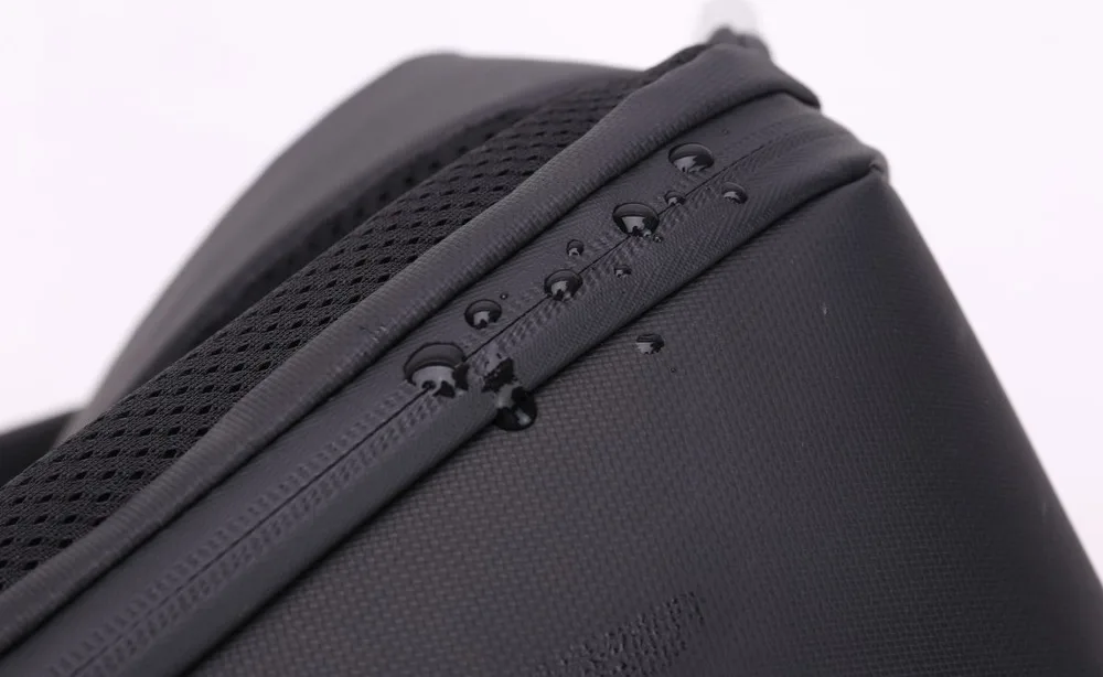 ARCTIC HUNTER τσάντα πλάτης B00208 με θήκη laptop 15.6", λουκέτο TSA, 24L, γκρι — εικόνα 4