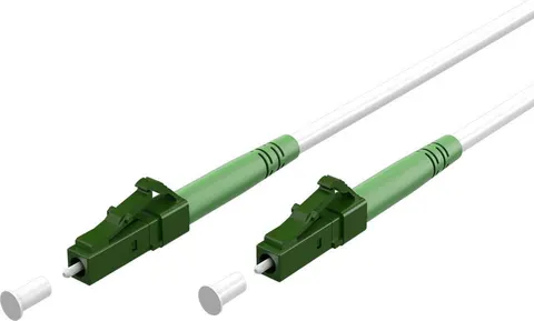 GOOBAY καλώδιο οπτικής ίνας LC-APC 59589, Singlemode OS2, 15m, λευκό
