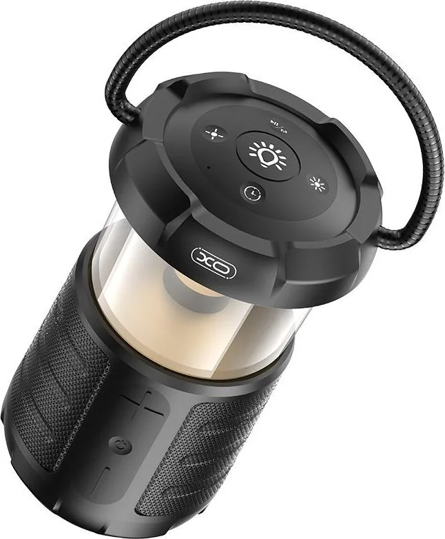XO F49 φορητό ΔΙΠΛΟ ηχείο Bluetooth, με ΛΑΜΠΑ, 15W, μαύρο — εικόνα 2