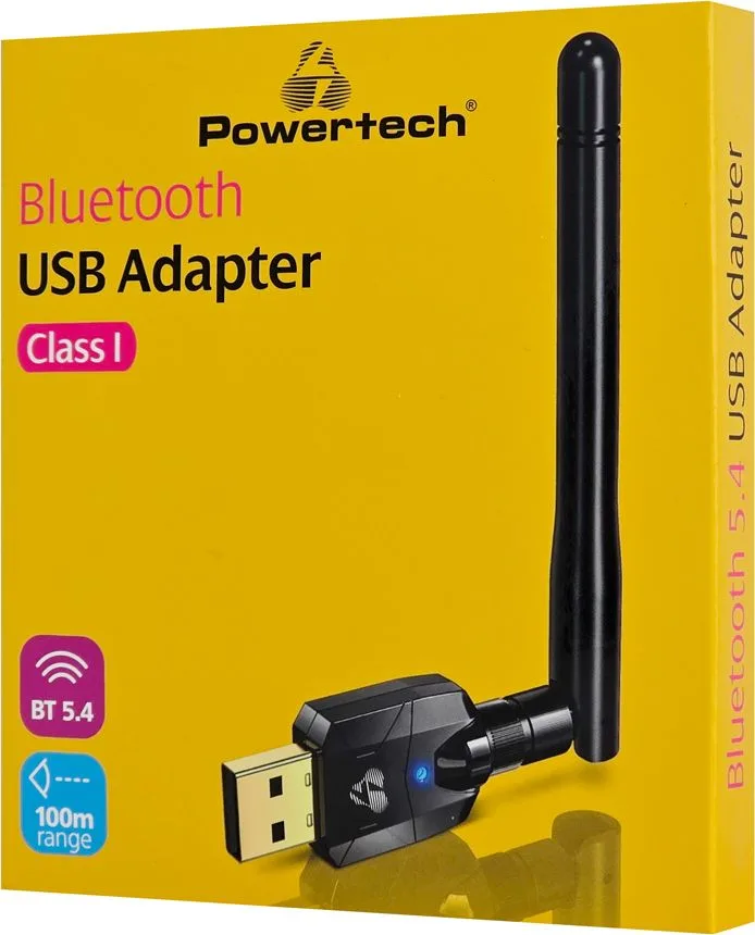 POWERTECH USB Bluetooth 5.4 αντάπτορας PT-1385 με εμβέλεια έως 100m — εικόνα 5