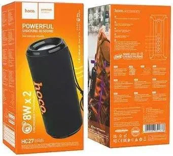 HOCO HC27 Soundful ηχείο Bluetooth, 2x8W, 1500MAh, μαύρο — εικόνα 3