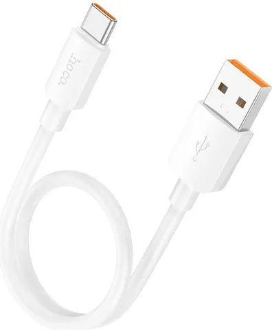 HOCO X96 καλώδιο φόρτισης και δεδομένων Hyper Type-C, 100W, 0.25m, λευκό