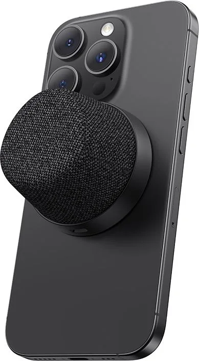USAMS μίνι φορητό ηχείο YX016, μαγνητικό, 3W, Bluetooth, 700mAh, μαύρο — εικόνα 7