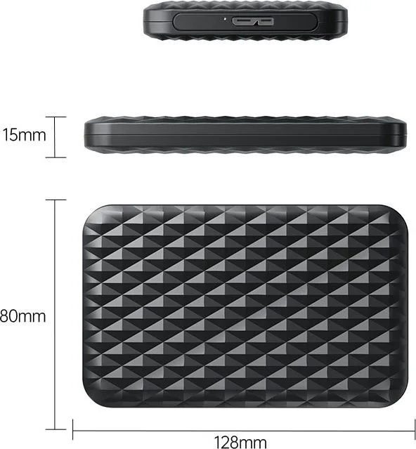 ORICO θήκη για 2.5" SATA HDD/SSD 2520U3-V1, 5Gbps, μαύρη — εικόνα 7
