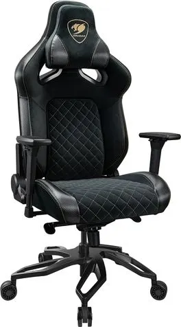 Cougar Titan Pro V2 Gold F Gaming Chair, Black