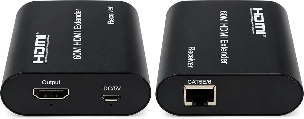 POWERTECH HDMI video extender CAB-H204 μέσω καλωδίου RJ45, 1080p/60Hz, με loop, έως 120m — εικόνα 4