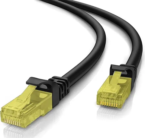 POWERTECH καλώδιο δικτύου CAB-N212, Cat 5e U/UTP, CCA 26AWG, 0.5m, μαύρο