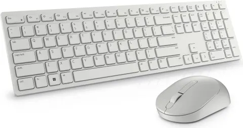 Dell KM5221W Pro Keyboard & Mouse Wireless White Italian New Open Box