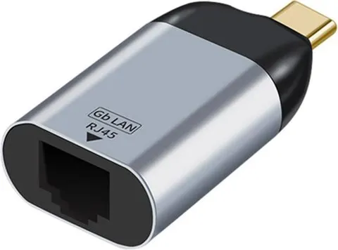 POWERTECH αντάπτορας δικτύου PTH-095, USB-C, 1000Mbps Ethernet, γκρι
