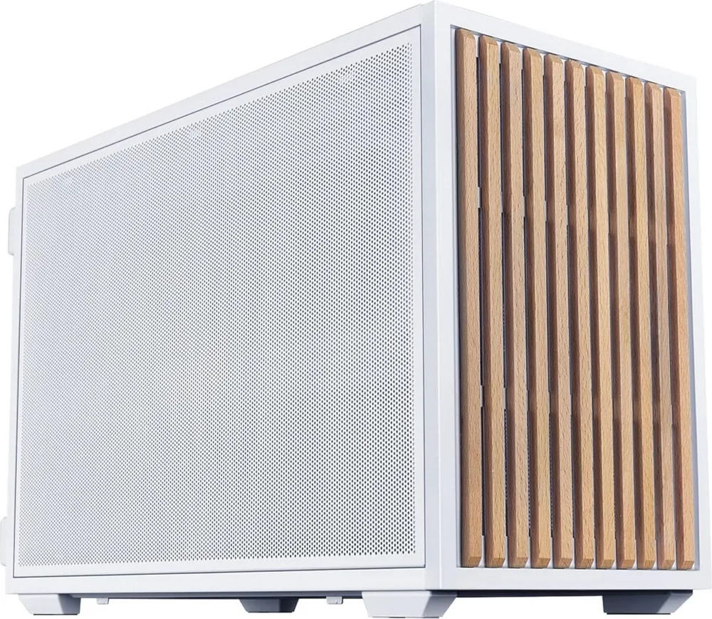 LIAN LI Dan-B4 Wood White - mATX Mesh - PC Gaming Case - 2x 120 Fans Included - GPU Support 358.9mm — εικόνα 2