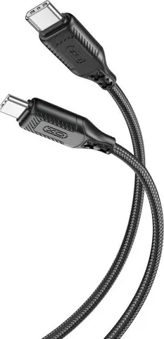 XO NB-Q236B καλώδιο φόρτισης Type-C ΣΕ Type-C, 60W, μαύρο