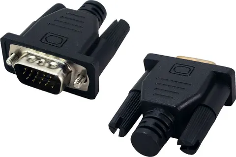 POWERTECH VGA display emulator plug CAB-G041, 4K/60Hz, μαύρο