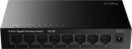 Cudy GS108 v4 – Unmanaged L2 Gigabit Switch με 8 θύρες Ethernet