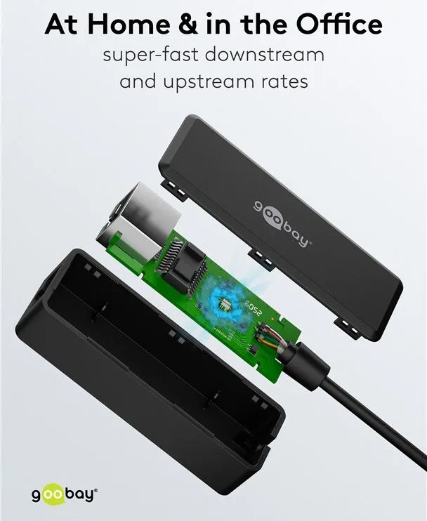 GOOBAY αντάπτορας δικτύου 76579, USB-C, 1000Mbps Ethernet, μαύρος — εικόνα 8