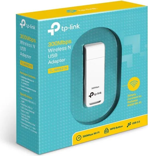 TP-LINK ασύρματος USB αντάπτορας δικτύου TL-WN821N, 300Mbps, Ver. 6.0 — εικόνα 2