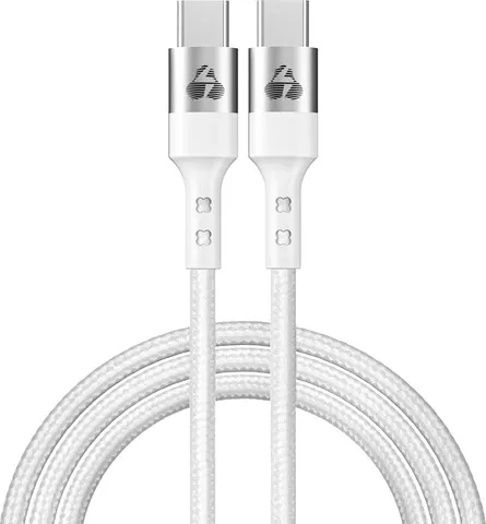 POWERTECH καλώδιο USB-C σε USB-C PTR-0167, PD 60W, copper, 1m, λευκό