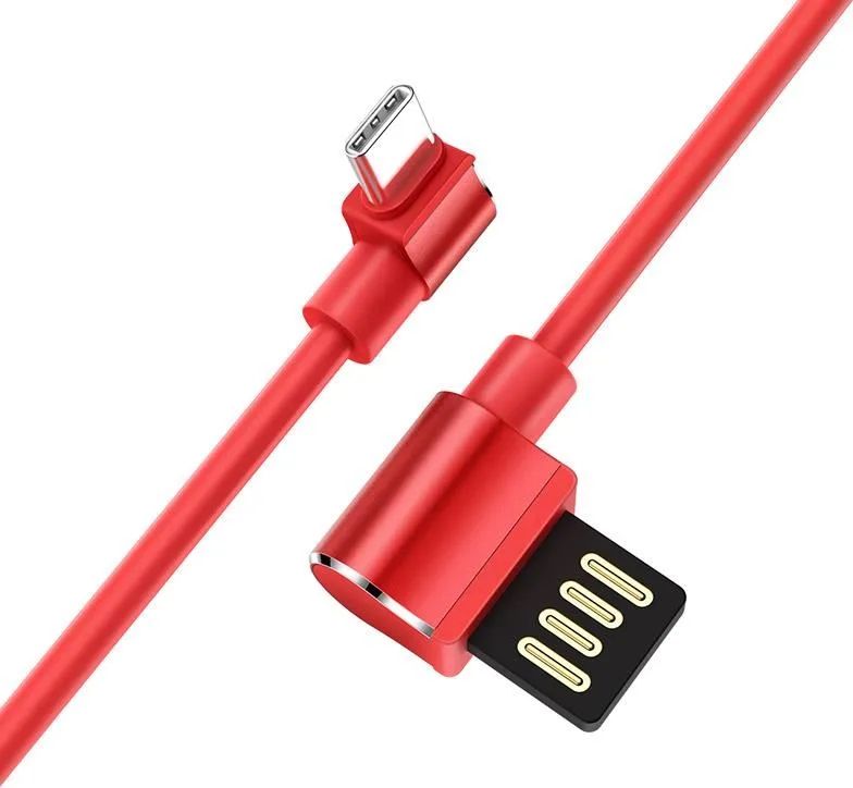 HOCO U37 καλώδιο Type-C Φορτισης+data 1.2m, κόκκινο — εικόνα 4
