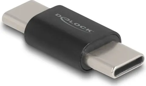 DELOCK αντάπτορας USB-C 60035, αρσενικό σε αρσενικό, 10Gbps, μαύρος