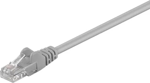 GOOBAY καλώδιο δικτύου 68377, CAT 5e U/UTP, CCA, PVC, 5m, γκρι