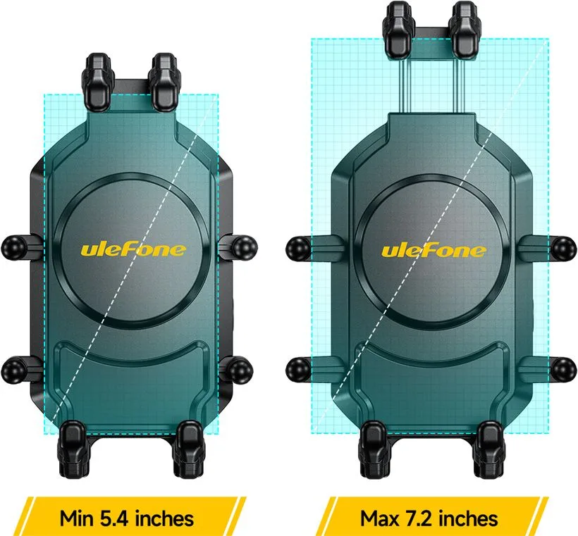 ULEFONE βάση ποδηλάτου για smartphone Armor Mount Pro AM01, μαύρη — εικόνα 3