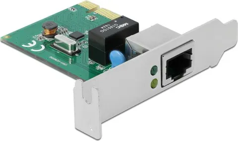 DELOCK κάρτα επέκτασης PCI Express σε RJ45 90381, 1000Mbps, low profile