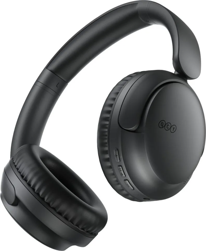 QCY H2S Lite Headphones Black - Type-C & Bluetooth Clear Call ENC iOS/Android 60hours 10m 40mm — εικόνα 2