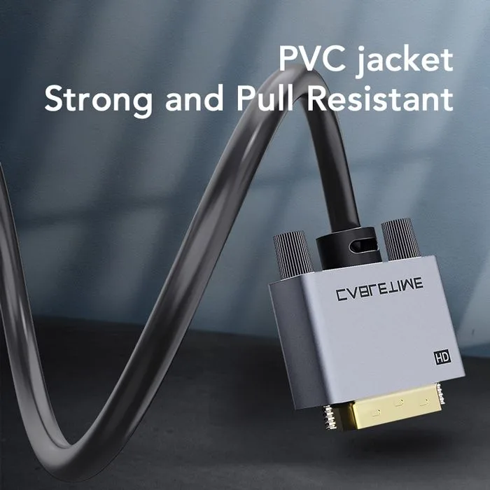 CABLETIME καλώδιο HDMI σε DVI PH241G, 1080p/60Hz, 1m, μαύρο — εικόνα 3