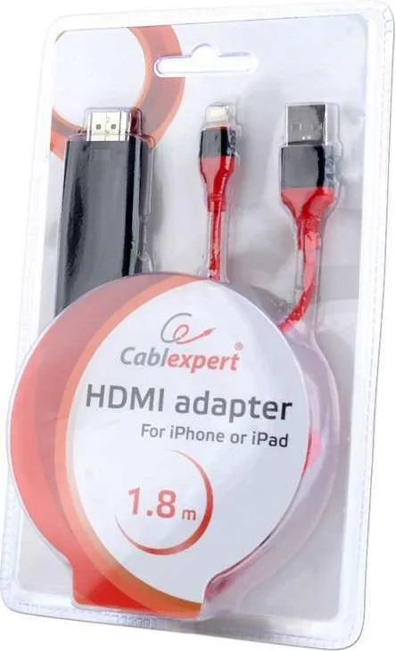 Cablexpert καλώδιο MHL HDMI για Apple ΣΥΣΚΕΥΕΣ , 1.8m — εικόνα 2