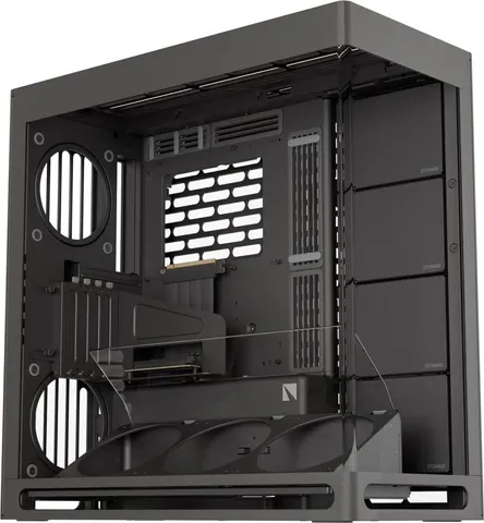 HAVN HS 420 VGPU black Premium Midi Tower Case - with vertical GPU support