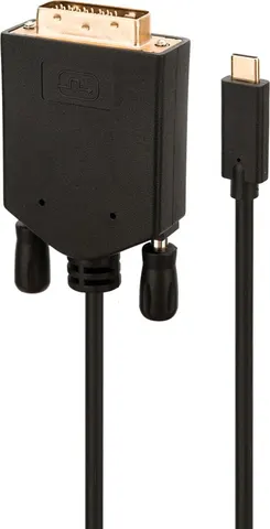 POWERTECH καλώδιο USB-C σε DVI CAB-UC050, 1080p/60Hz, 2m, μαύρο