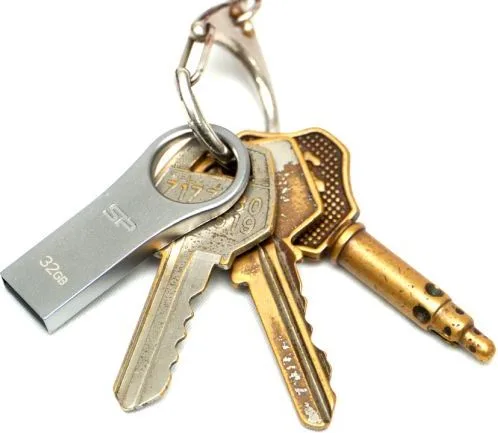 SILICON POWER USB Flash Drive Firma F80, 32GB, USB 2.0, ασημί — εικόνα 5