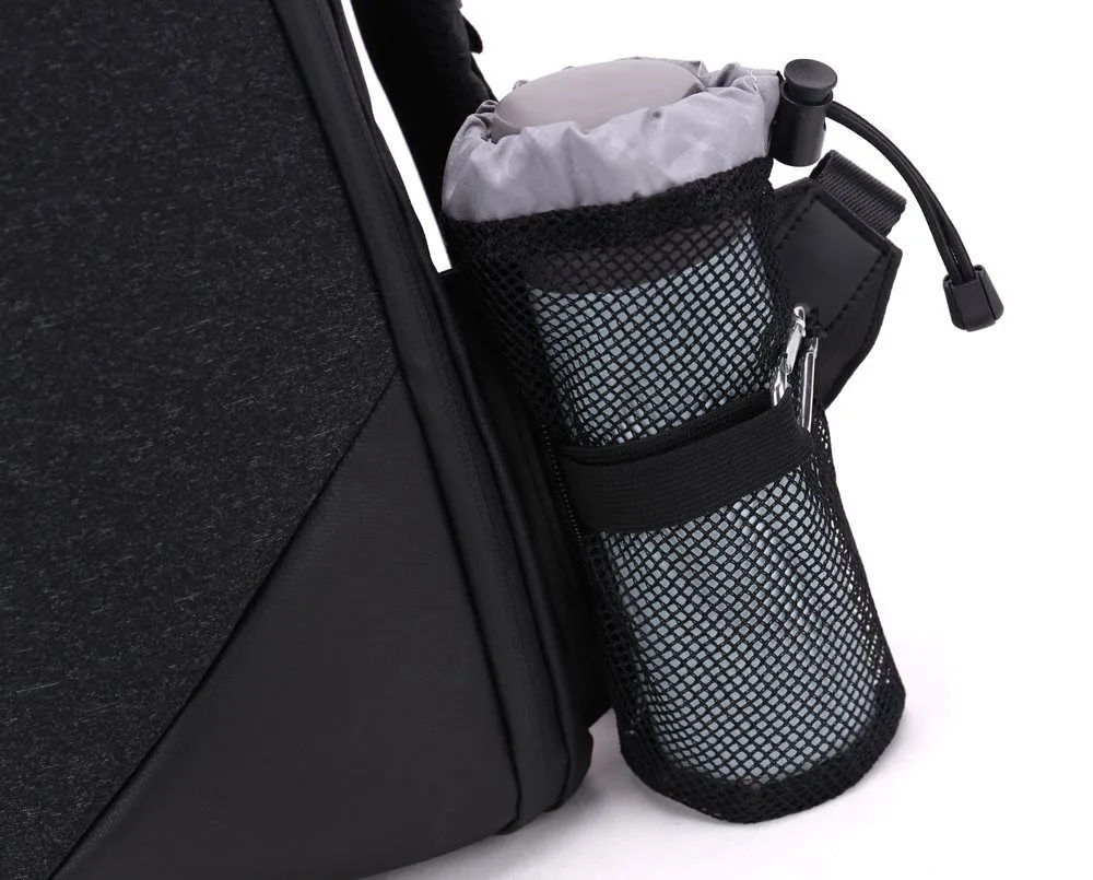 ARCTIC HUNTER τσάντα πλάτης B00208 με θήκη laptop 15.6", λουκέτο TSA, 24L, γκρι — εικόνα 7