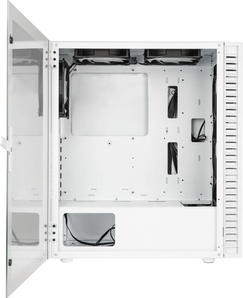 Kolink Observatory HF Mesh ARGB Midi Tower Case - White (with 6 ARGB fans - 3x140mm & 3x120mm ) — εικόνα 4