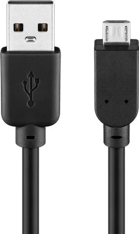 GOOBAY καλώδιο USB 2.0 σε Micro USB 93181, 1.8m, μαύρο