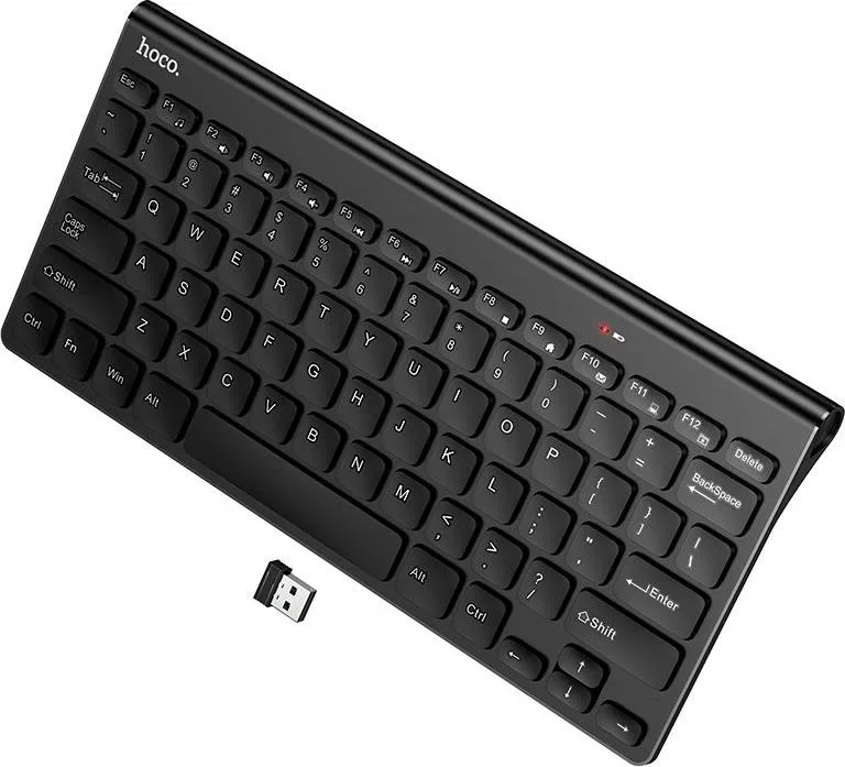 HOCO GM70 Dragon 2.4G Wireless Mini πληκτρολόγιο, μαύρο — εικόνα 3