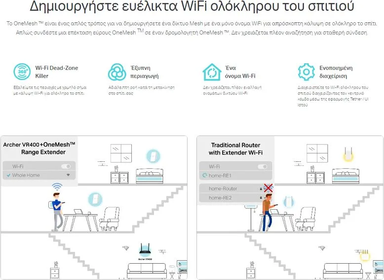 TP-LINK Modem/Router Archer VR400, VDSL/ADSL, 1200Mbps AC1200, Ver. 3.0 — εικόνα 7