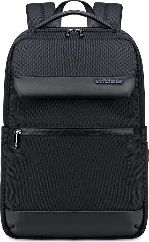 ARCTIC HUNTER τσάντα πλάτης B00671 με θήκη laptop 15.6", 16L, μαύρη — εικόνα 4