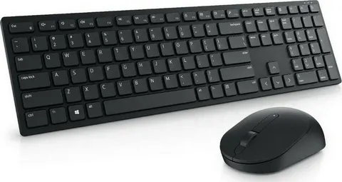 Dell KM5221W Pro Keyboard & Mouse Wireless Black Spanish New Open Box