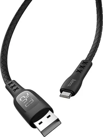 HOCO S6 Sentinel καλώδιο φόρτισης με οθόνη Micro USB