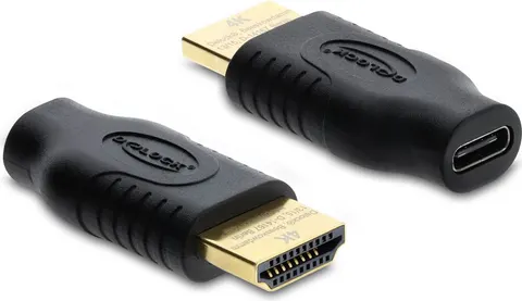 DELOCK αντάπτορας HDMI σε USB-C 61075, 4K/60Hz, μαύρος