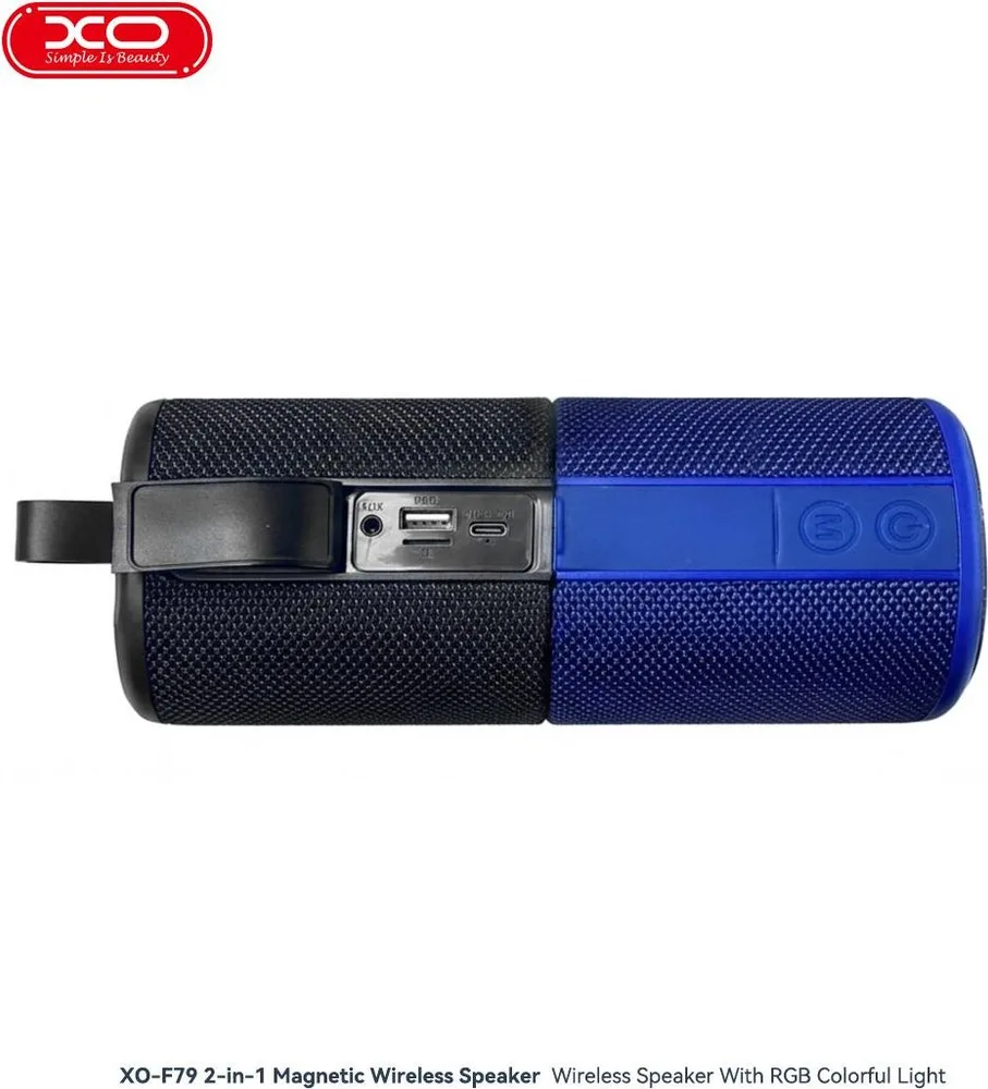 XO F79, ηχείο Bluetooth, 2x5W, IPX5, μαύρο — εικόνα 3