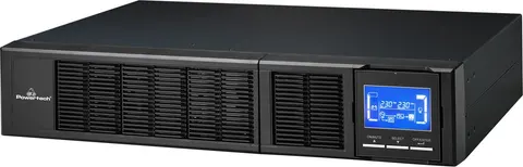 POWERTECH UPS On Line PT-1357 για rack 2U, με οθόνη, 1000VA/900W, 3x Schuko output