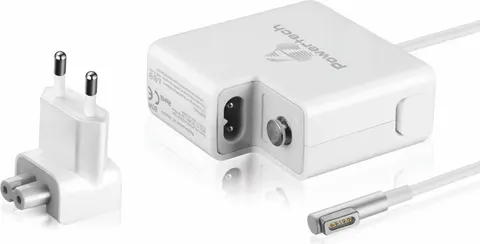 POWERTECH φορτιστής laptop PT-288 για Apple, 60W, 16.5V/3.65A, λευκός