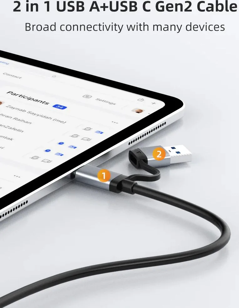CABLETIME θήκη για M.2 NVMe/SATA SSD CT-SSD03-AG tool free, 10Gbps, γκρι — εικόνα 3