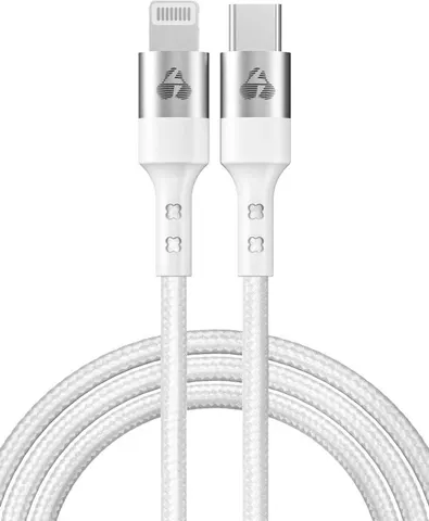 POWERTECH καλώδιο USB-C σε Lightning PTR-0127, PD 20W, copper, 1m, λευκό