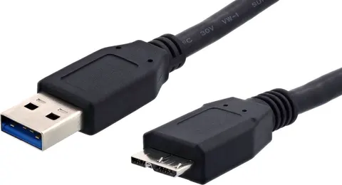 POWERTECH καλώδιο USB σε Micro B USB CAB-U004, 5Gbps, 1.5m, μαύρο