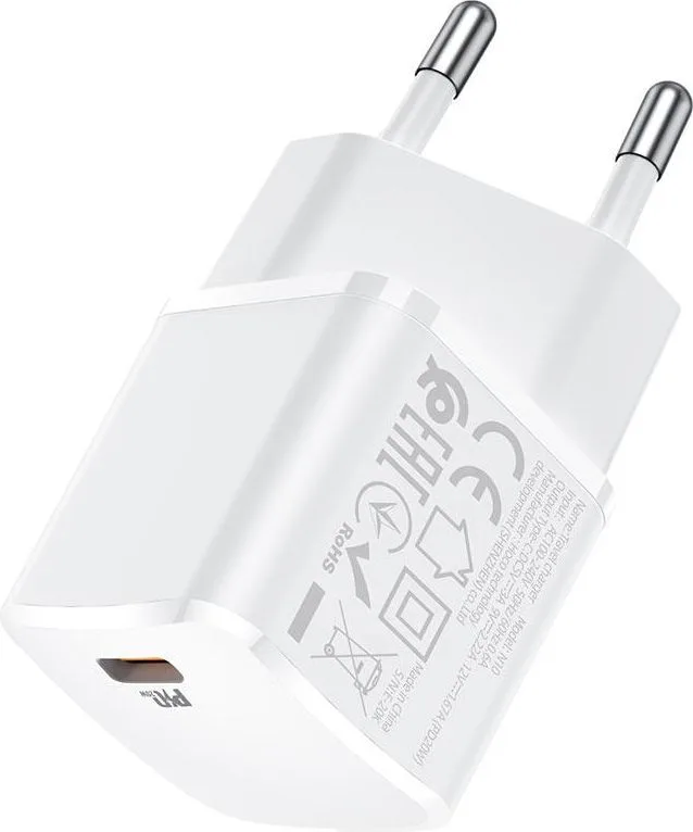 HOCO N10 φορτιστής Starter, 1 θύρα, PD20W — εικόνα 2