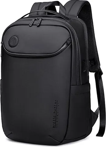 ARCTIC HUNTER τσάντα πλάτης B00555 με θήκη laptop 15.6", 25L, USB, μαύρη