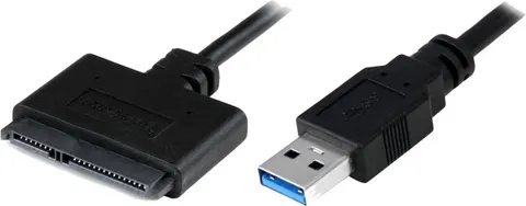 POWERTECH καλώδιο σύνδεσης HDD/SSD CAB-U032, USB 3.0 σε SATA 20cm, μαύρο