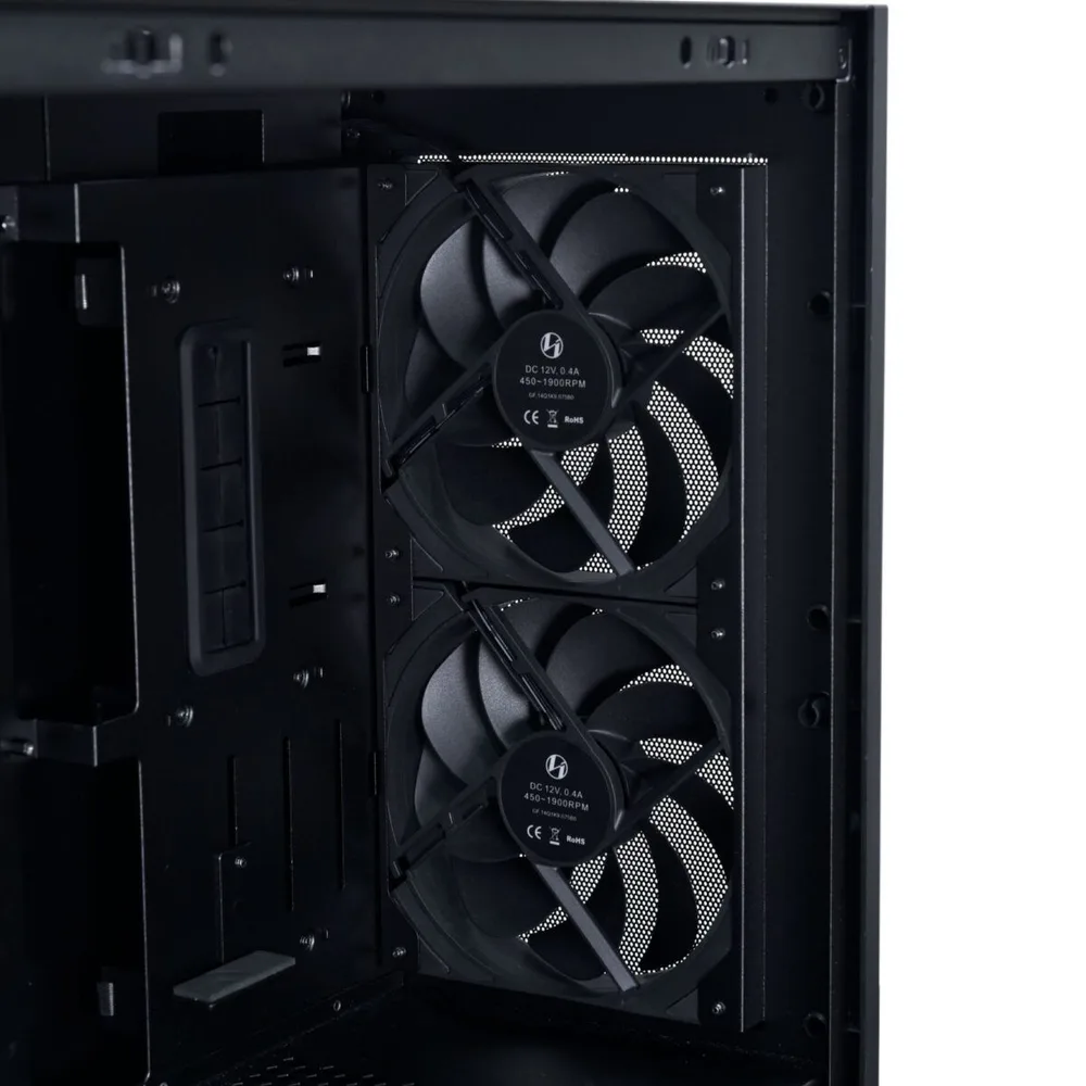 LIAN LI Lancool 207 Digital Black - 6" LCD Screen - ATX PC Case (4 Fans) 2 x 140mm & 2 x 120mm PWM — εικόνα 4